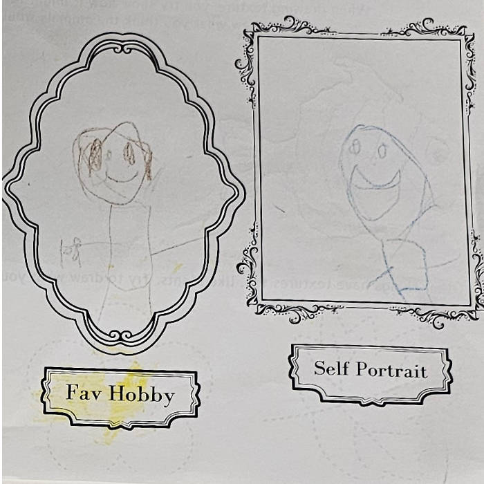 Worksheet 3 - Hobby and Self-Portrait