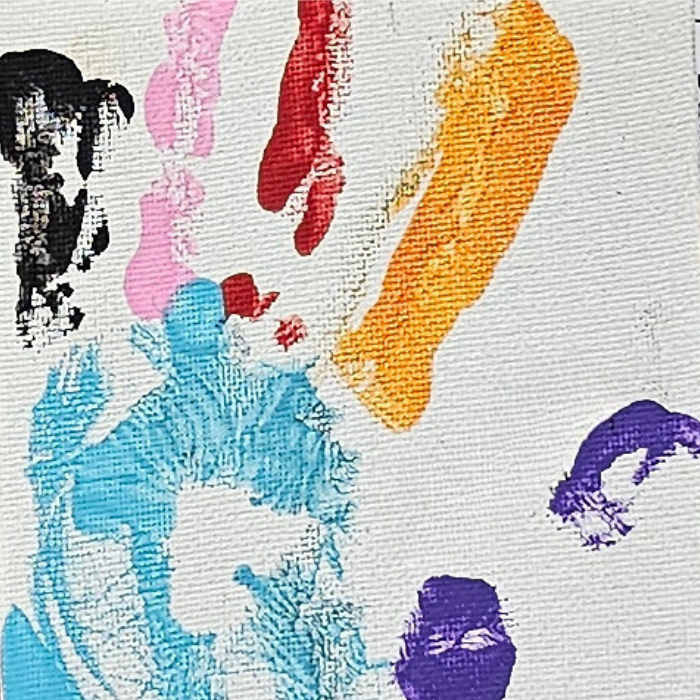 Painting 21 - Colorful Hand